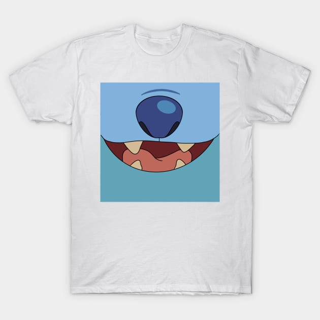 Stitch Face Mask Design T-Shirt by BeckyDesigns